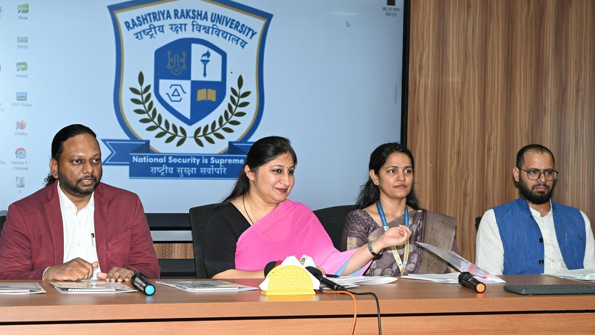 Rashtriya Raksha University in Shivamogga offers undergraduate and postgraduate courses