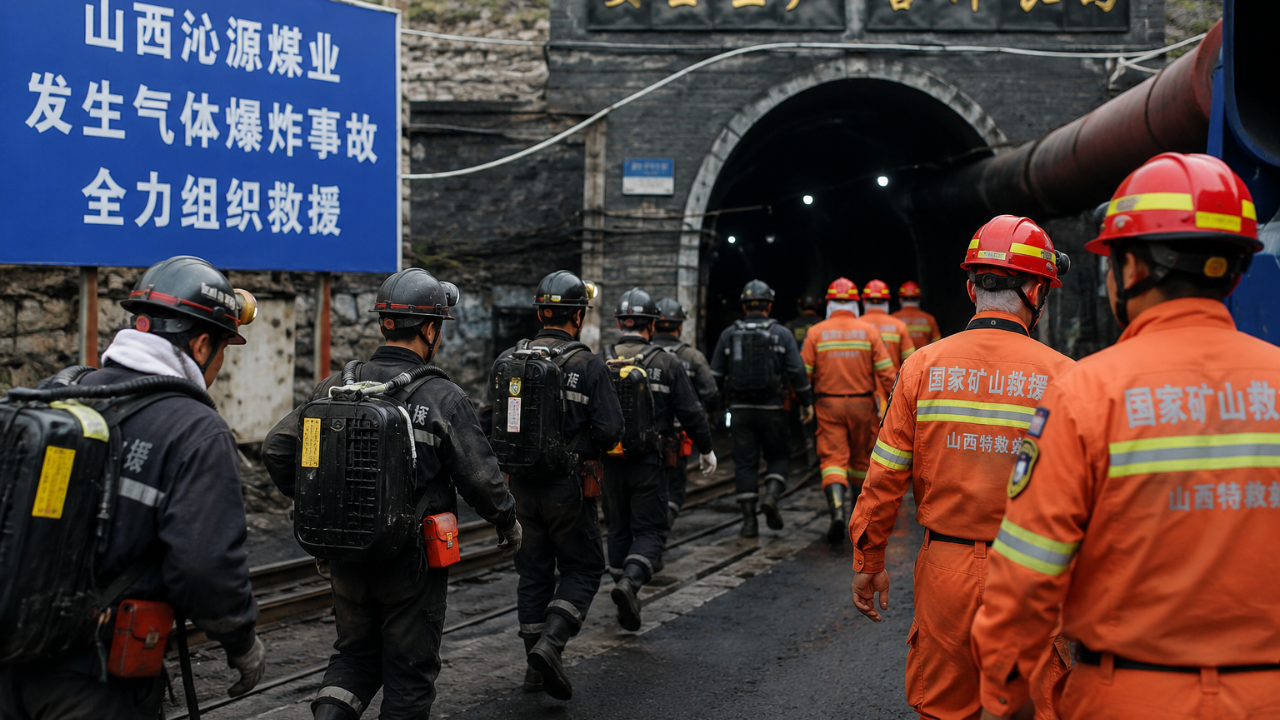 Over 80 killed in gas explosion at coal mine in China’s Shanxi province