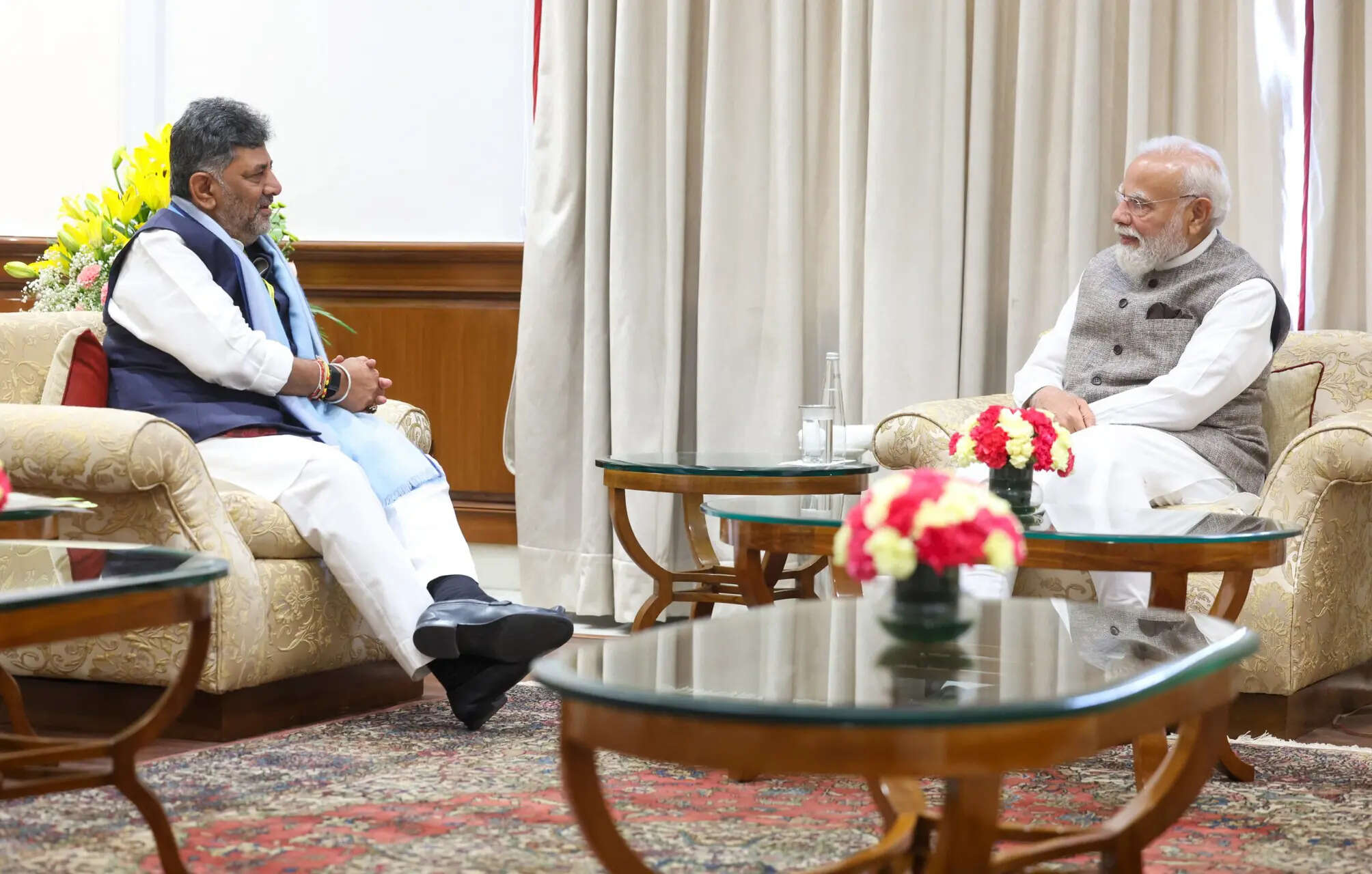 Historic 100% attendance at Niti meet, DKS breaks Karnataka boycott